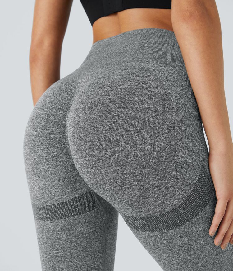 leggings ajustados de cintura alta y fluida sin costuras oneform