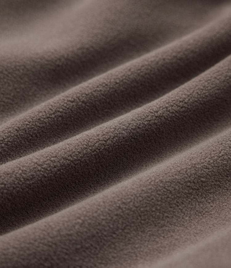 chaqueta polar 3 en 1 de cuello alto manga larga aberturas para los pulgares y chaleco acolchado con bolsillos
